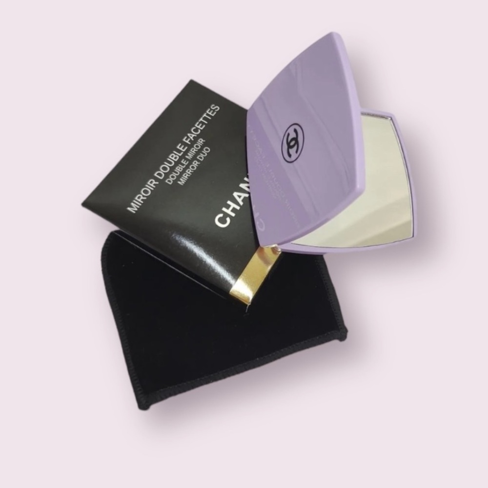NIB CHANEL Double Mirror With Velvet Cover